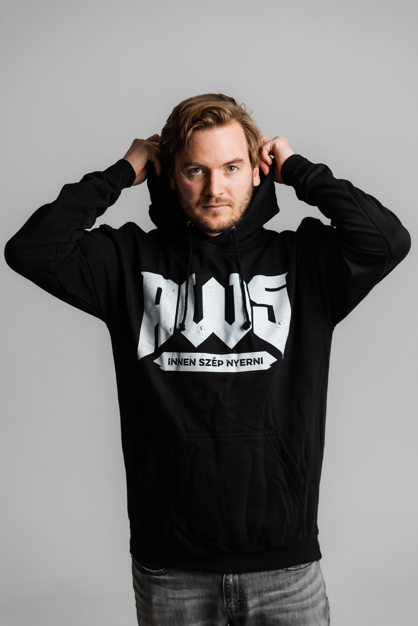 ‘AWS’ Kapucnis Pulóver (Mono)