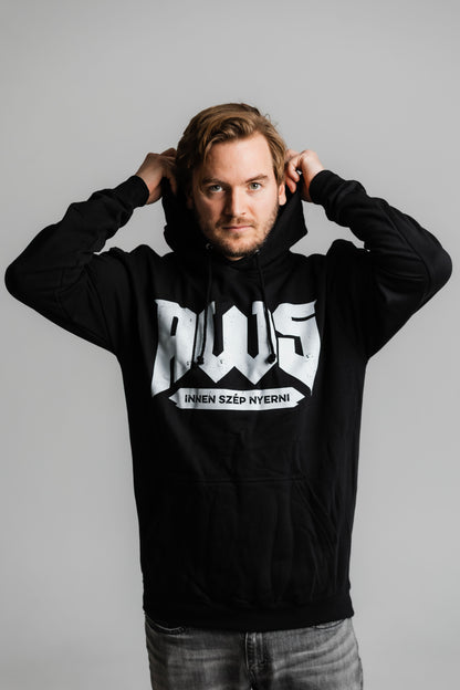 ‘AWS’ Kapucnis Pulóver (Mono)